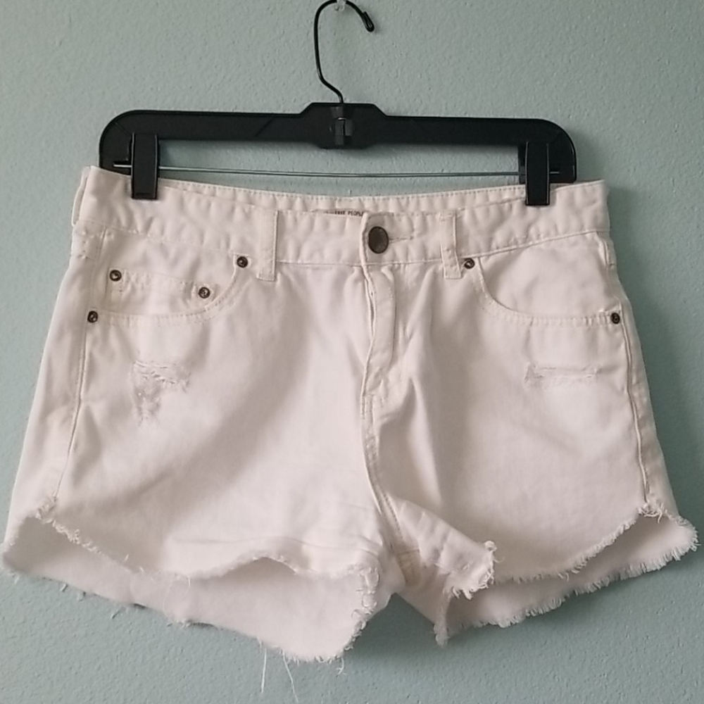 Free people destress short